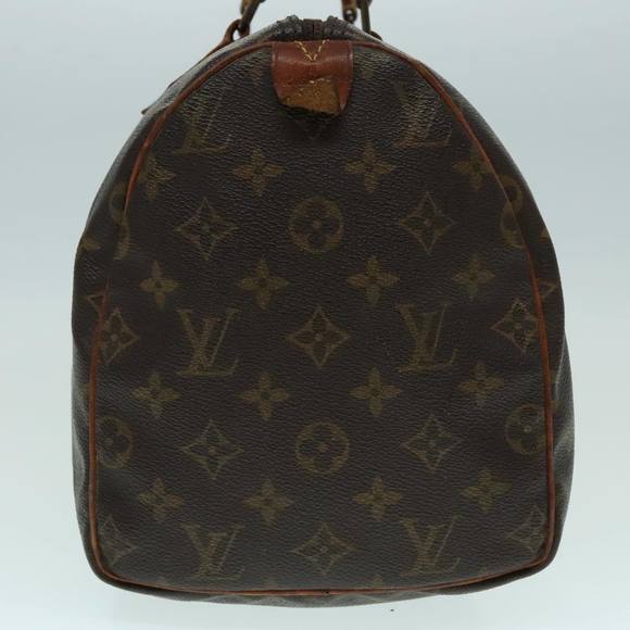 LOUIS VUITTON Monogram Speedy 30 Hand Bag M41526 LV Auth 93138 - Picture 3 of 16